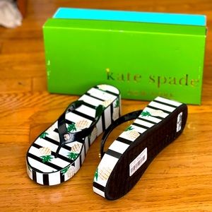 Brand new Kate Spade ♠️ pineapple flip-flops